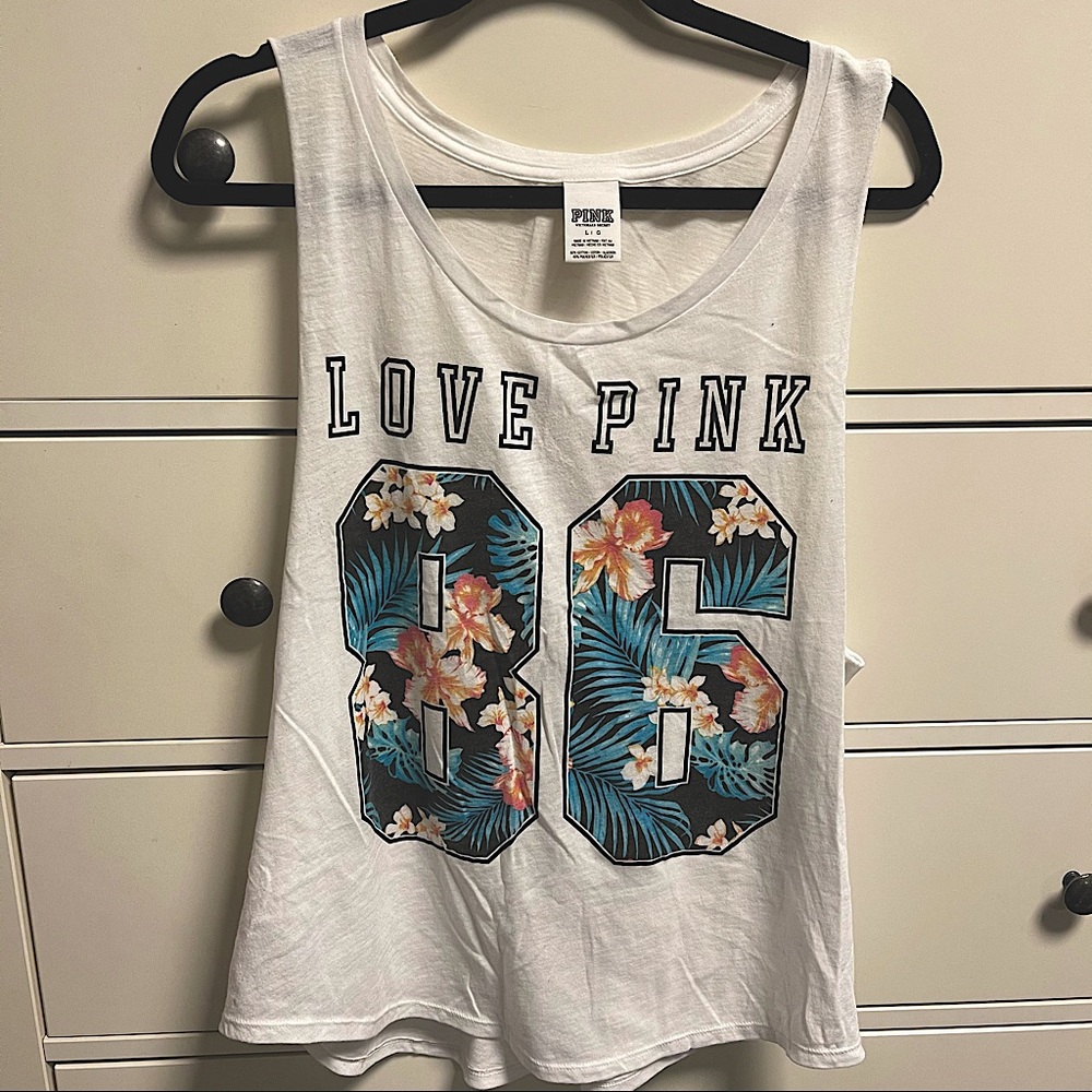 Victoria’s Secret PINK Graphic Muscle Tee